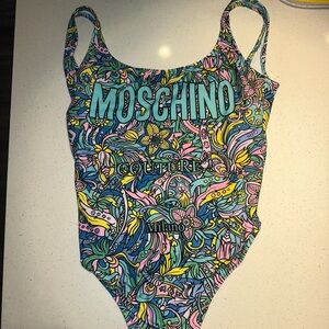 Moschino Floral Print One Piece Swimsuit